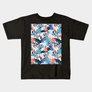 Surreal Toucans & Flamingos Kids T-Shirt